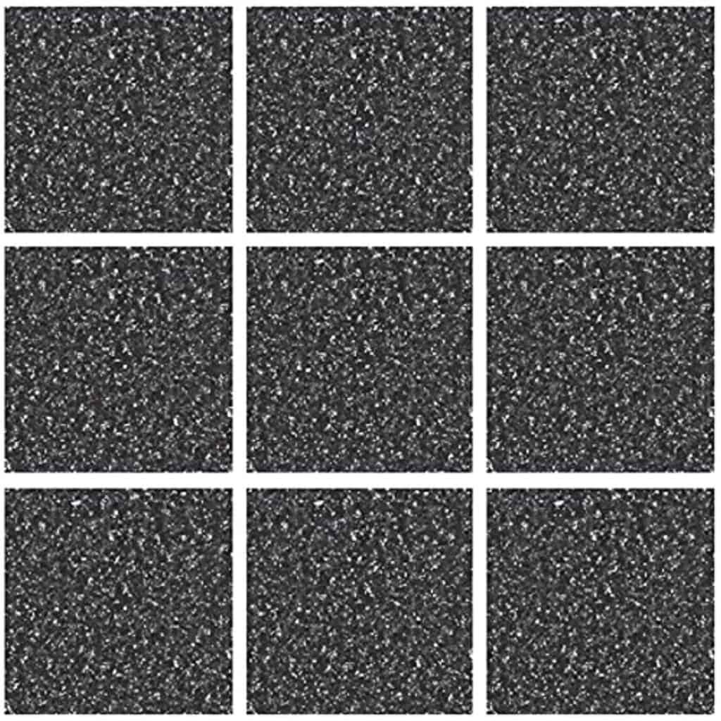 Pack of 10 Black granite effect Mosaic tile transfers stickers bathroom kitchen stick on tile