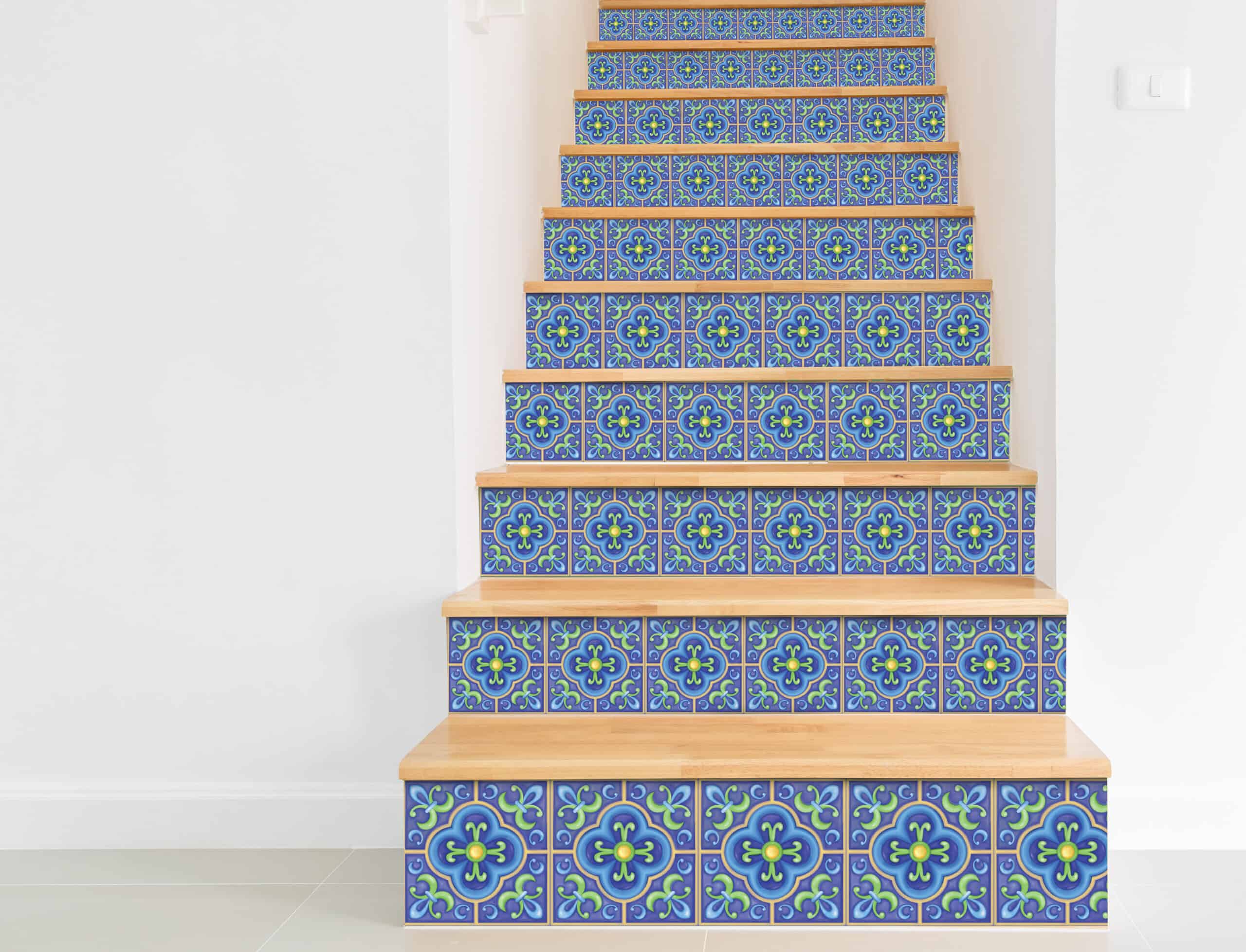 Traditional Spanish Tile transfers Stickers Vintage Victorian Moroccan Mosaic - spanish 3 Traditional Spanish Tile transfers Stickers Vintage Victorian Moroccan Mosaic - spanish 3