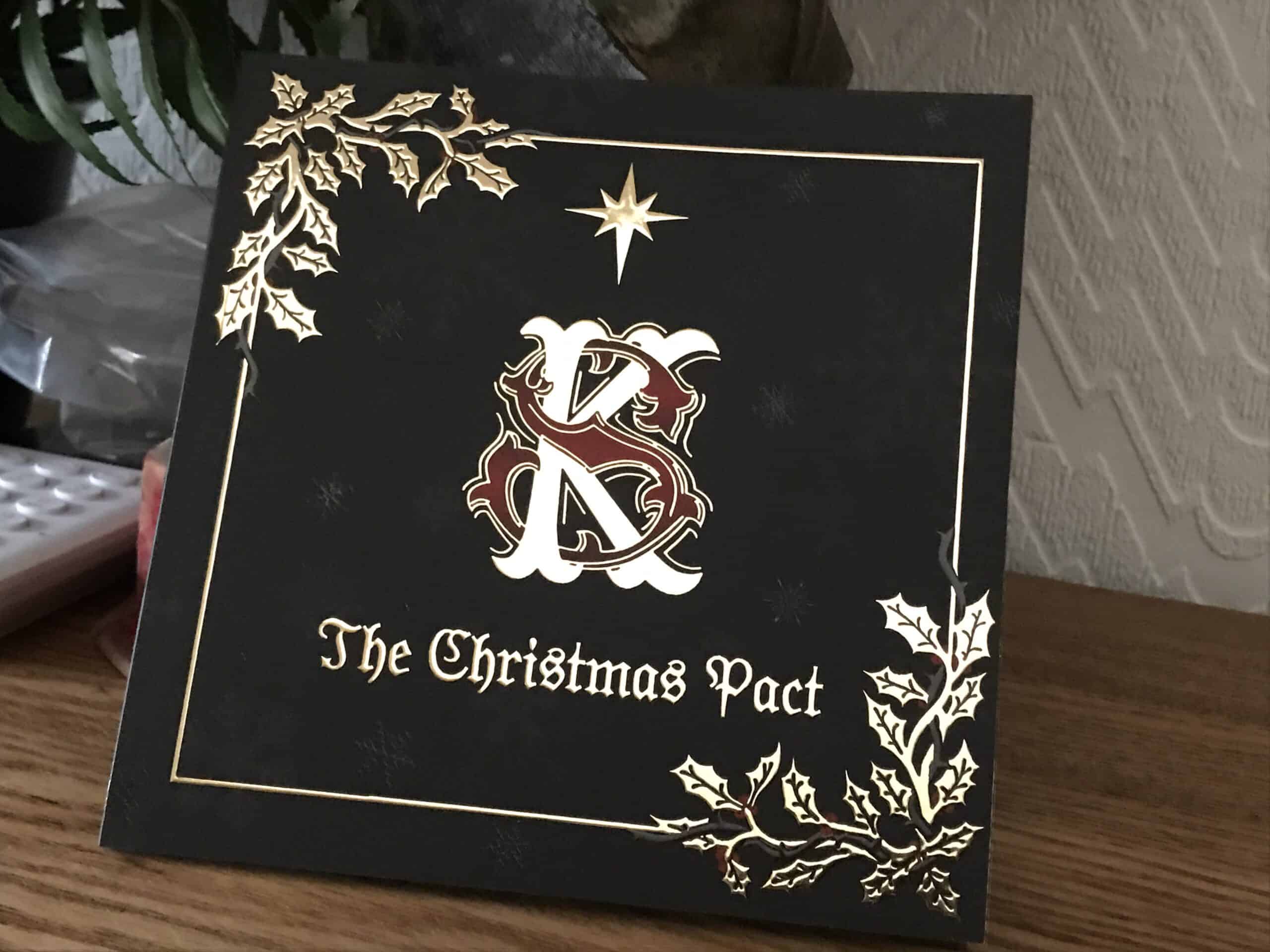 Beautiful softback luxury gold foil krampus book- a christmas eve rhyming tale. Beautiful softback luxury gold foil krampus book- a christmas eve rhyming tale.