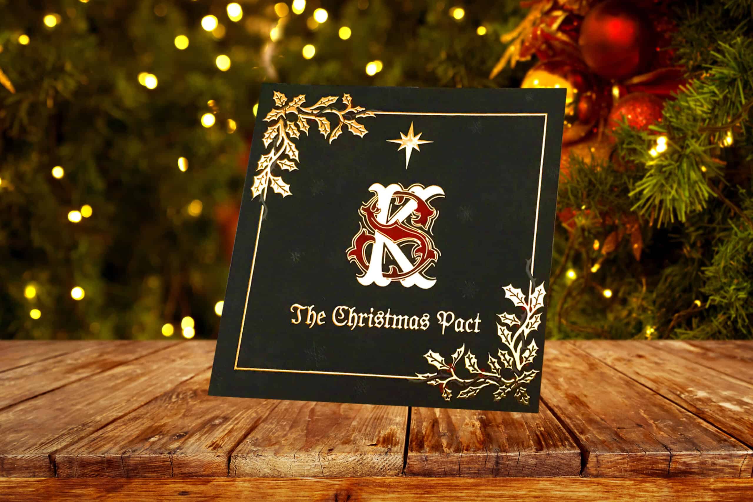 Beautiful softback luxury gold foil krampus book Beautiful softback luxury gold foil krampus book